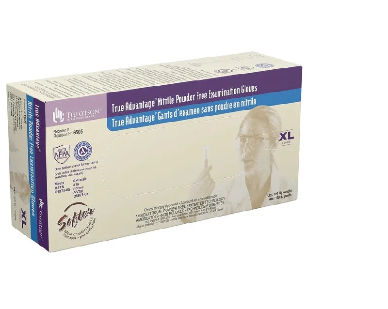 True Advantage - Purple Nitrile Exam Gloves, Powder Free