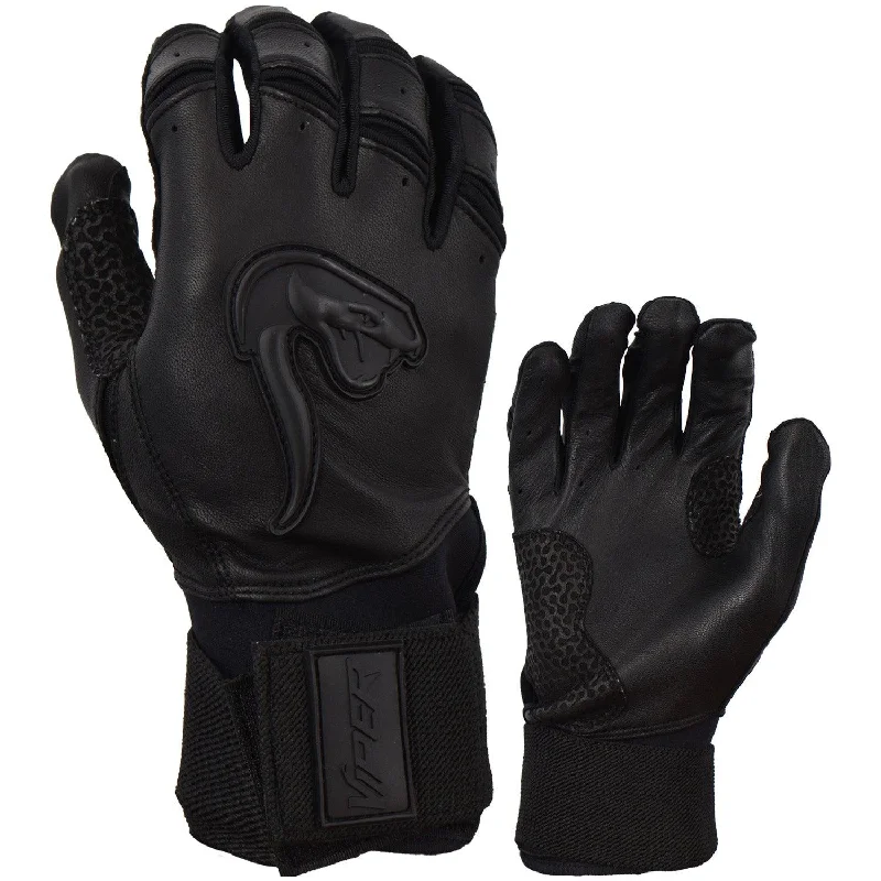 Grindstone Long Cuff Batting Glove - Blackout