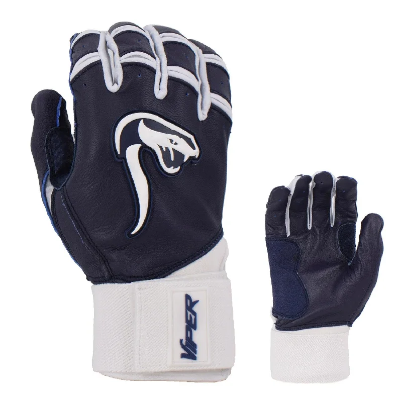 Grindstone Long Cuff Batting Glove - Navy/White