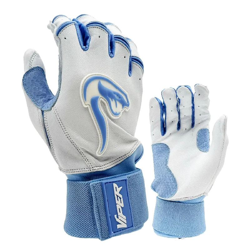 Grindstone Long Cuff Batting Glove - White/Carolina