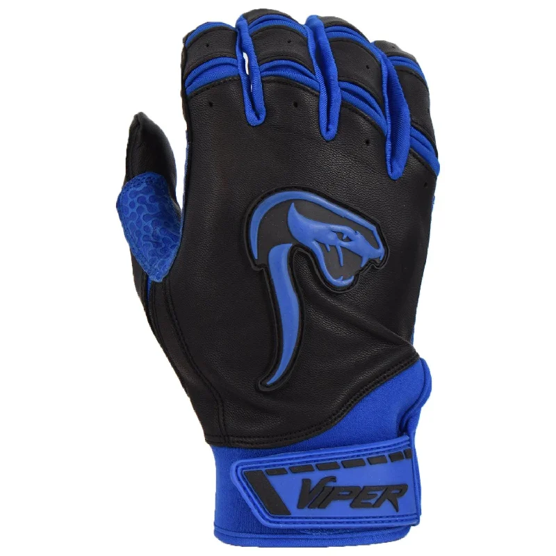 Grindstone Short Cuff Batting Glove - Black/Royal Blue