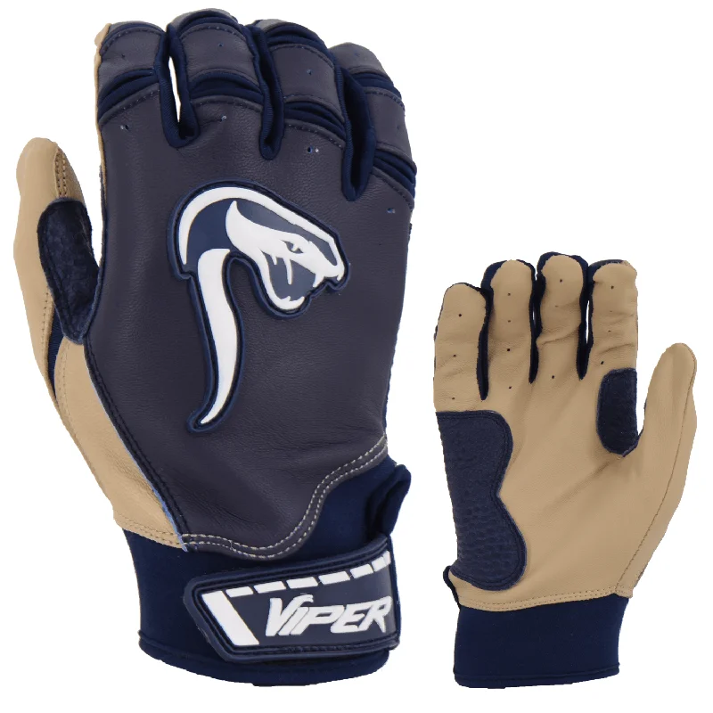 Grindstone Short Cuff Batting Glove - Navy/Tan