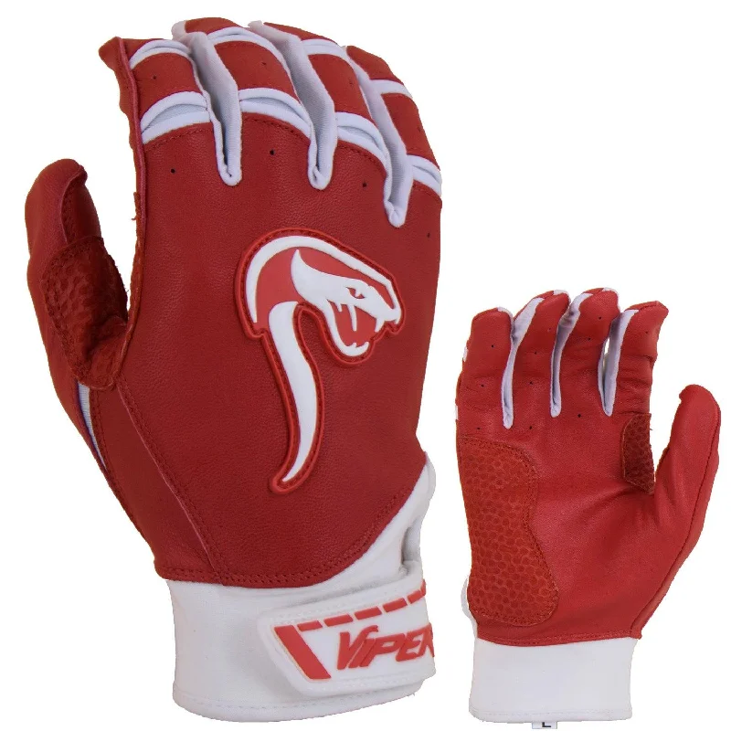 Grindstone Short Cuff Batting Glove - Red/White