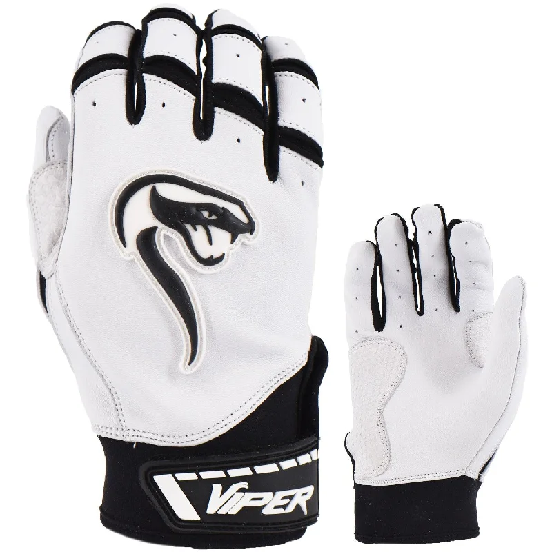 Grindstone Short Cuff Batting Glove - White/Black