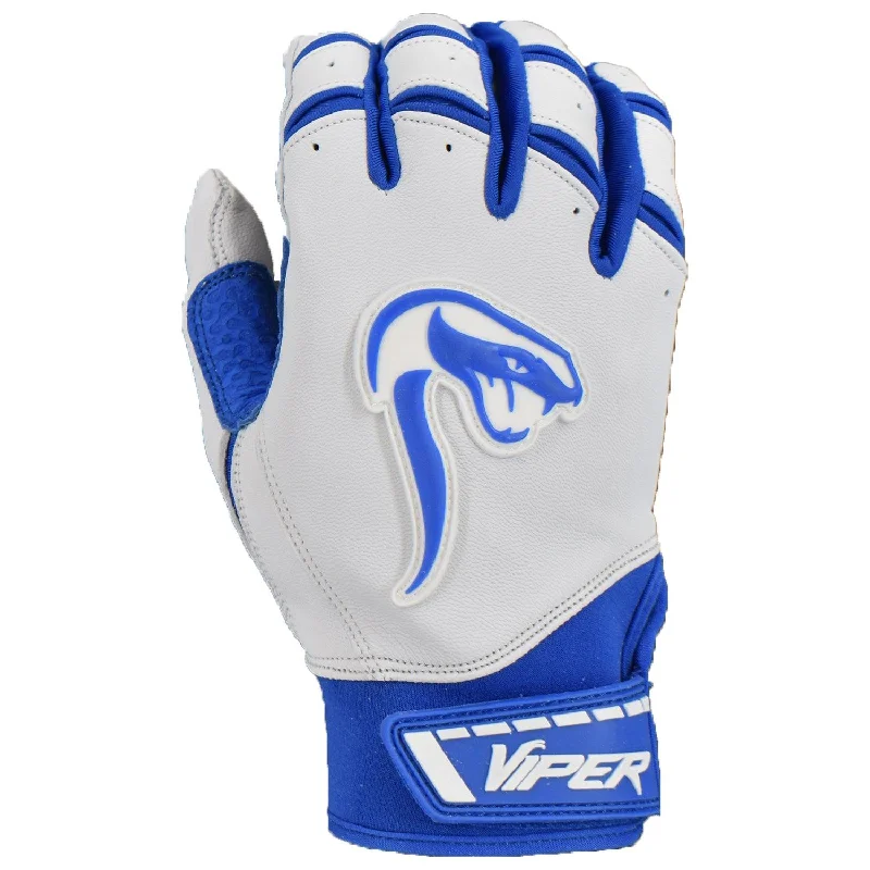 Grindstone Short Cuff Batting Glove - White/Royal