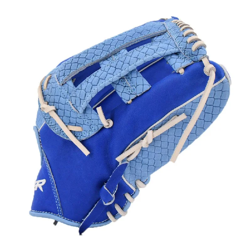 Viper Japanese Kip Leather Slowpitch Softball Fielding Glove Viper-Tip Edition Carolina/Royal/White