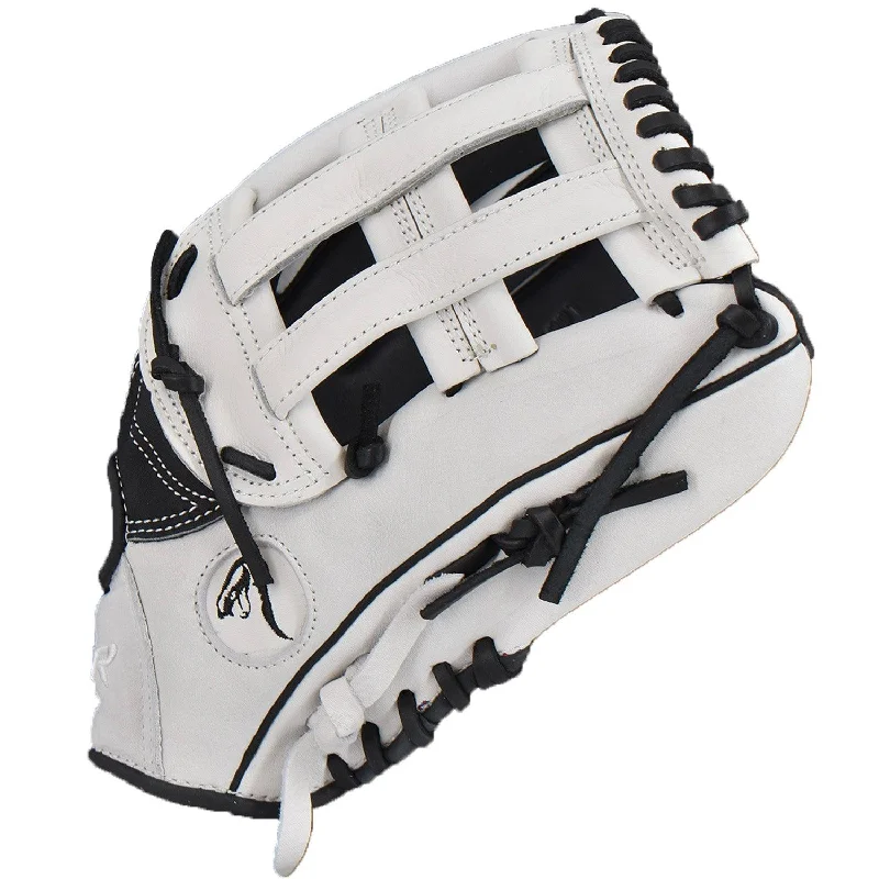 Viper Premium Leather Slowpitch Softball Fielding Glove – Game Ready Edition - VIP-H-SL-W-BLK-001