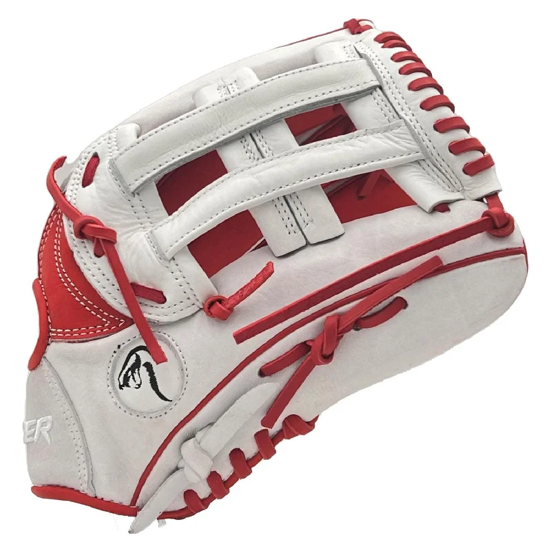 Viper Premium Leather Slowpitch Softball Fielding Glove – Game Ready Edition - VIP-H-SL-W-RD-002