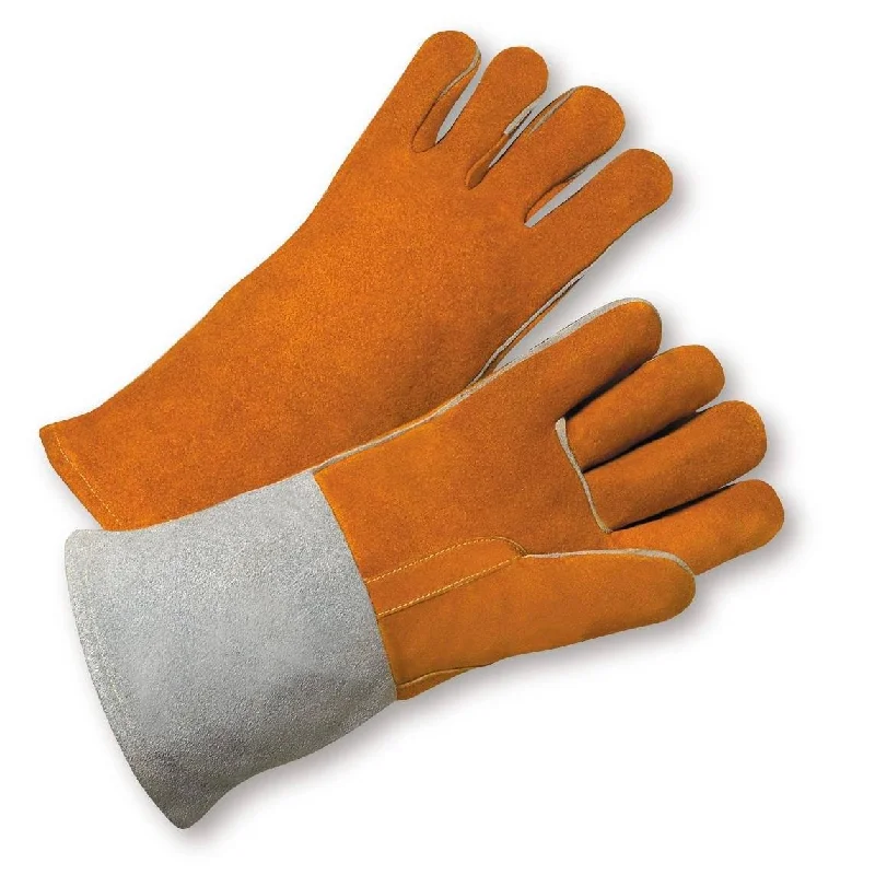 West Chester 9401 Select Shoulder Cowhide Leather Welder's Glove with Cotton Liner and Kevlar Stitching Gloves  (One Dozen)