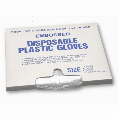 West Chester 2400R Disposable Plastic Food Service Gloves, 10000ea ,  Sold in 10 boxes/case