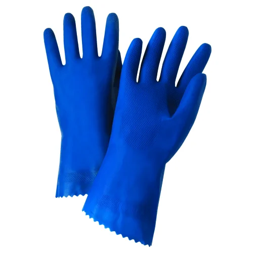 West Chester 4344 16mil Unlined Blue Latex, Bulk Packaged - Industry Grade