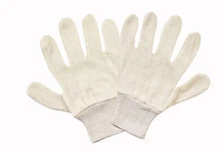 White Jersey Gloves