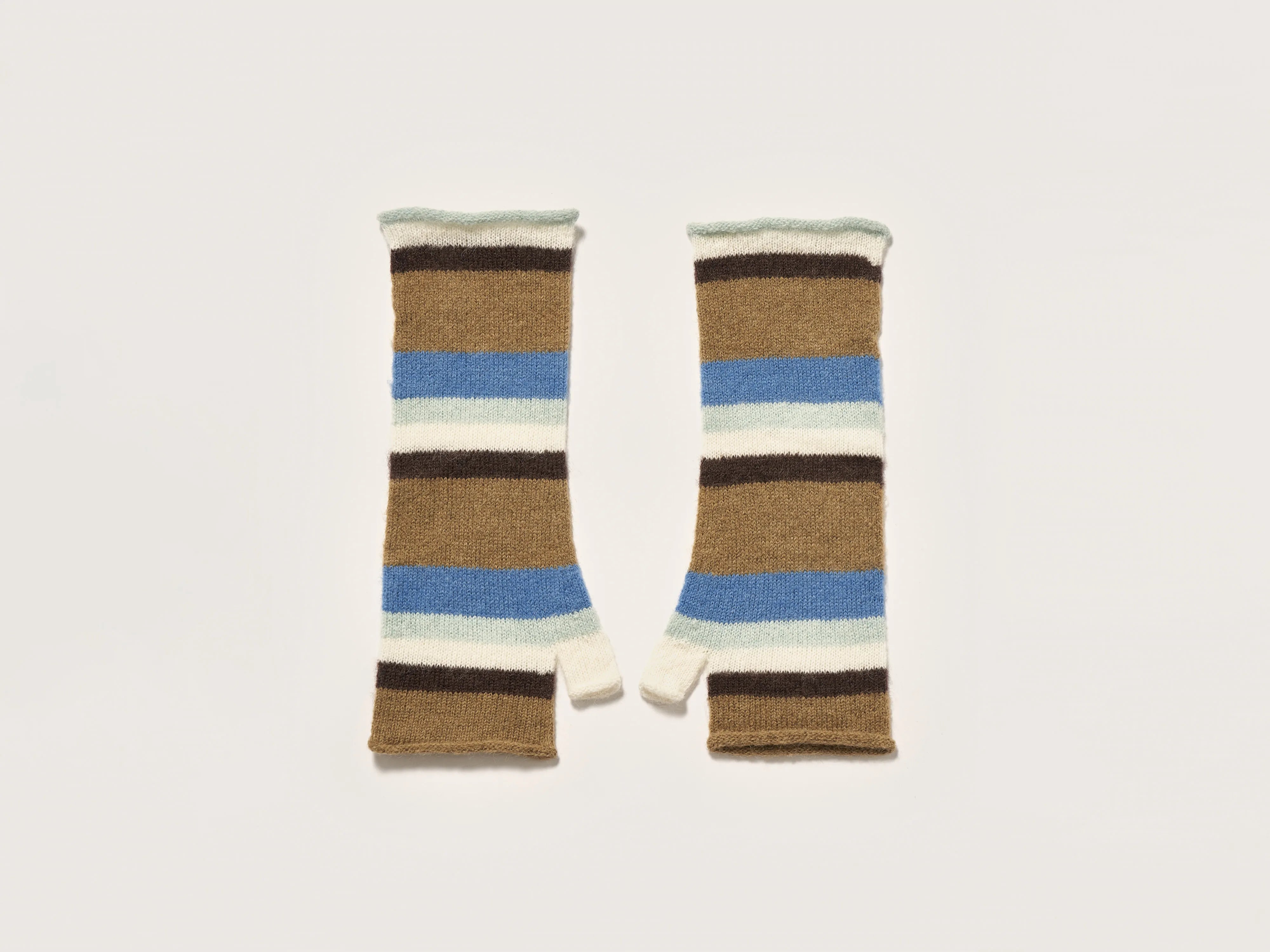 Amain fingerless gloves (242 / W / STRIPE A)